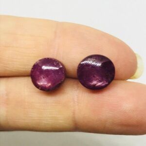 Two Star Ruby - Cabochon - Jewelry Making - Metaphysical Star Ruby - Tools