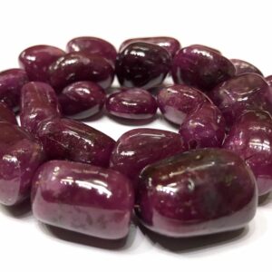 Beautiful~NATURAL RUBY Smooth Gemstone Beads/18" Free Size Nuggets Shape Smooth Ruby Beads/Genuine Ruby Smooth Nuggets/Top Quality Ruby Bead Beautiful~NATURAL RUBY Smooth Gemstone Beads/18" Free Size Nuggets Shape Smooth Ruby Beads/Genuine Ruby Smooth Nuggets/Top Quality Ruby Bead