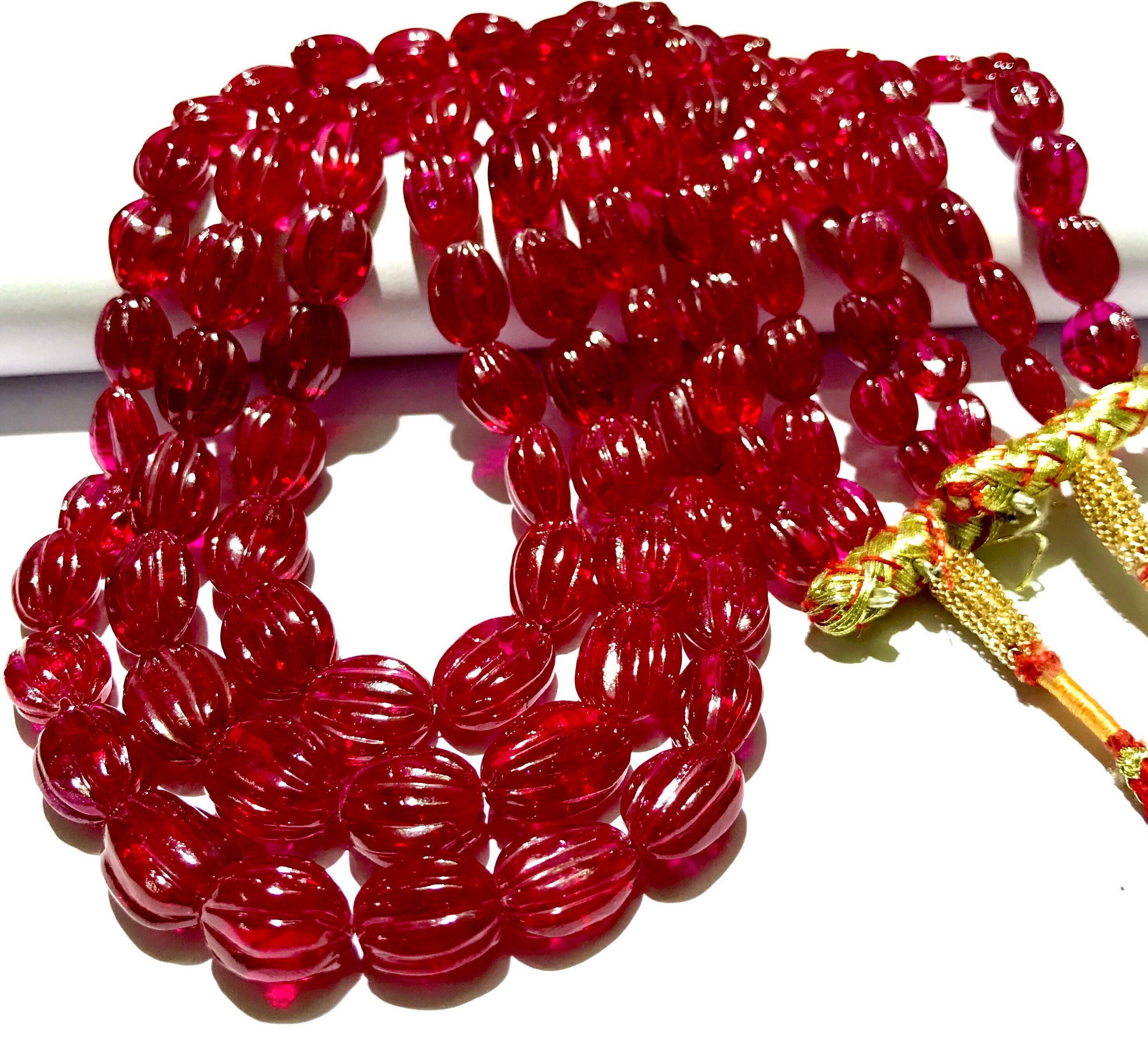 Extremely Gorgeous~~aaaa++ Quality~ruby Carved Nuggets Beads 3 Layer Necklace Blood Red Ruby Gemstone Beads Jewellery Dark Ruby Carved Beads Extremely Gorgeous~~aaaa++ Quality~ruby Carved Nuggets Beads 3 Layer Necklace Blood Red Ruby Gemstone Beads Jewellery Dark Ruby Carved Beads