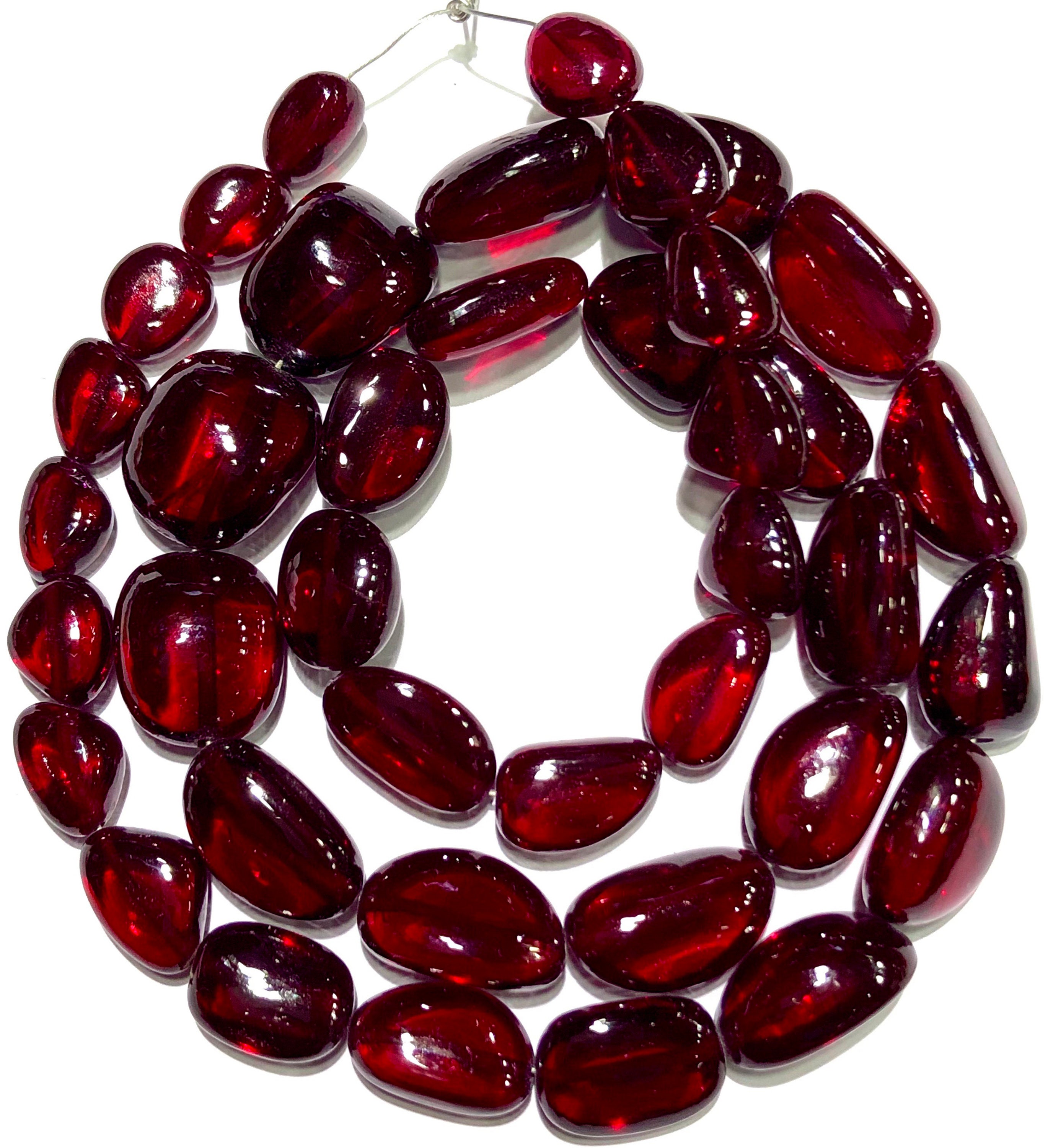 Rare~~aaaa+ Deep Red Ruby Corundum Smooth Nuggets Beads Dark Red Ruby Smooth Beads Ruby Gemstone Beads Sparkling Ruby Beads Polished Nuggets