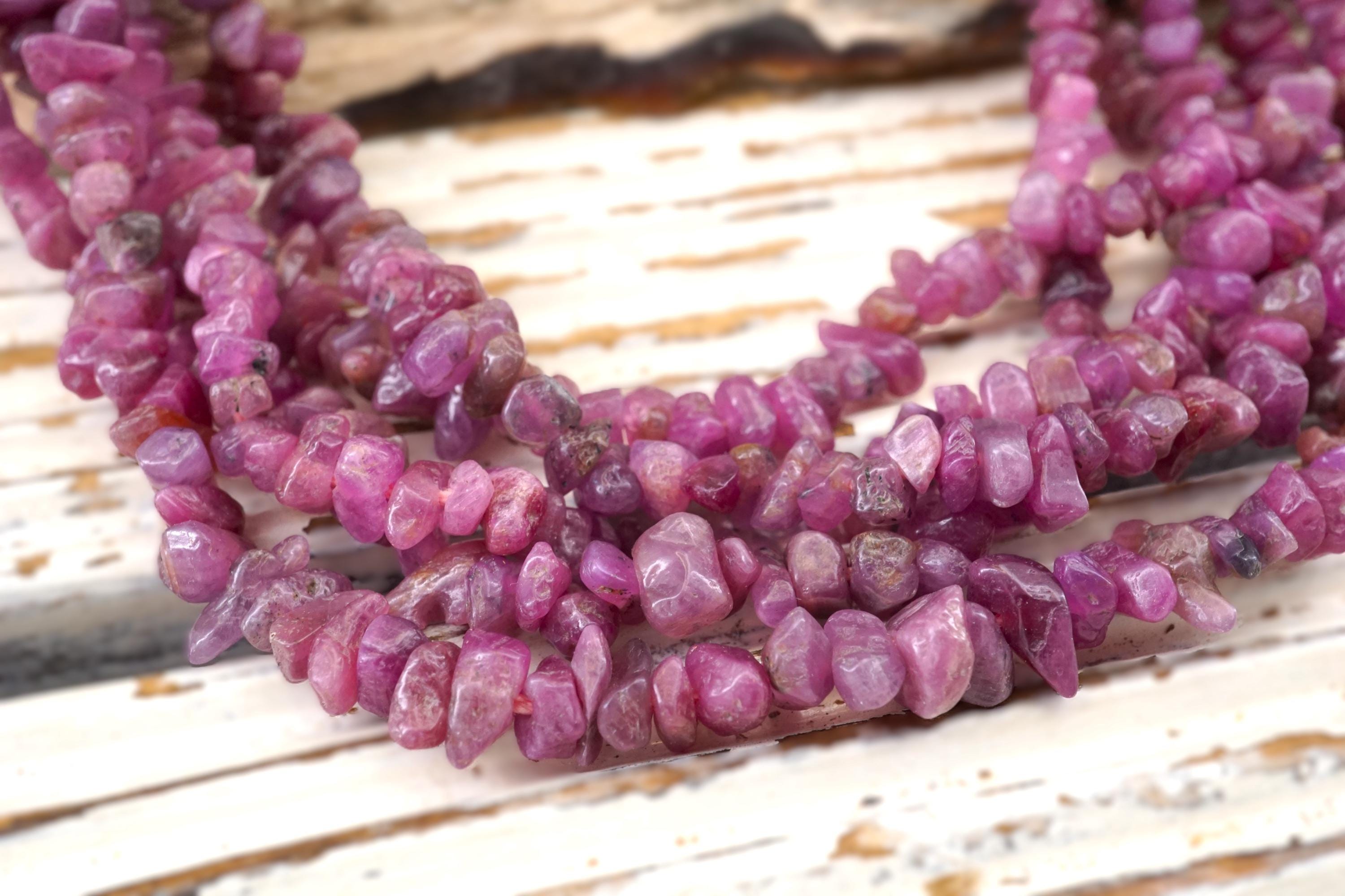 Ruby Small Chips Beads (etb00730) Unique Jewelry/vintage Jewelry/gemstone Necklace Ruby Small Chips Beads (etb00730) Unique Jewelry/vintage Jewelry/gemstone Necklace