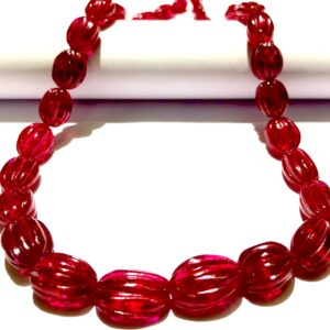 Sparkling Gorgeous~~AAAA+ Quality~Ruby Nugget Beads Necklace Red Ruby Carved Nuggets Ruby Corundum Gemstone Beads Dark Red Ruby Carved Beads Sparkling Gorgeous~~AAAA+ Quality~Ruby Nugget Beads Necklace Red Ruby Carved Nuggets Ruby Corundum Gemstone Beads Dark Red Ruby Carved Beads
