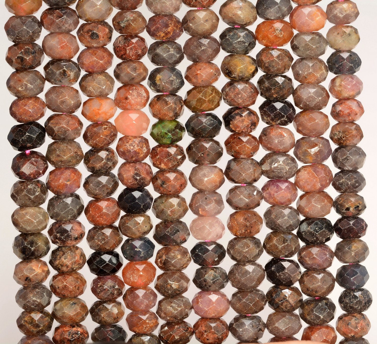 5x4mm Ruby Gemstone Micro Faceted Rondelle Loose Beads 15 Inch Full Strand (80009958-a203) 5x4mm Ruby Gemstone Micro Faceted Rondelle Loose Beads 15 Inch Full Strand (80009958-a203)