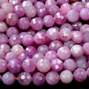 Rare New! Natural Ruby Purple Pink Gemstone Grade AAA Micro Faceted Round 4MM 5MM 6MM 7MM 9MM Loose Beads BULK LOT 1,2,6,12 and 50 (D224) Rare New! Natural Ruby Purple Pink Gemstone Grade AAA Micro Faceted Round 4MM 5MM 6MM 7MM 9MM Loose Beads BULK LOT 1,2,6,12 and 50 (D224)