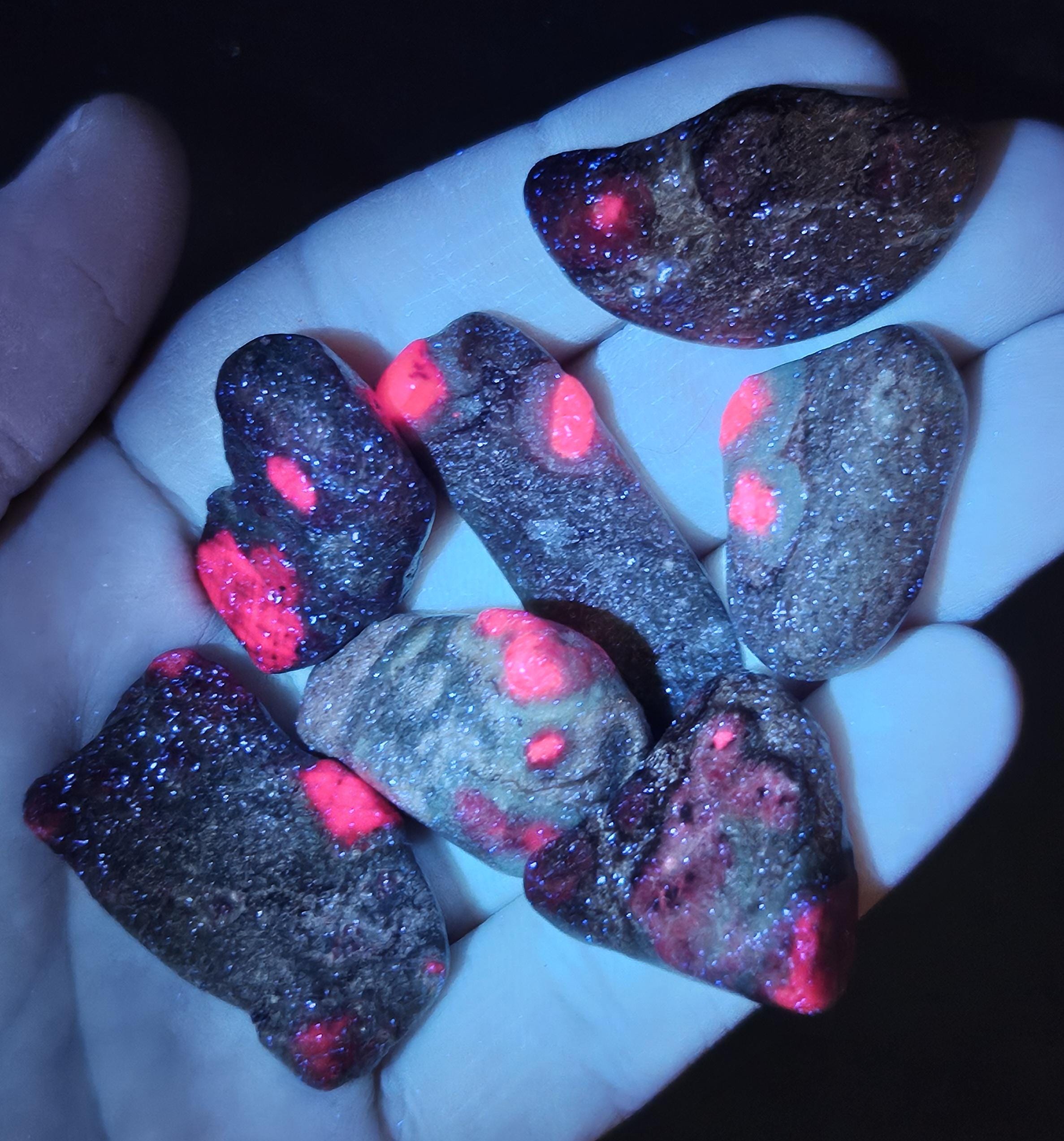 Ruby Fuchsite Crystal - Raw Ruby In Fuchsite - Ruby Crystal - Natural Ruby - Ruby Stone - Ruby Specimen - Ruby From India