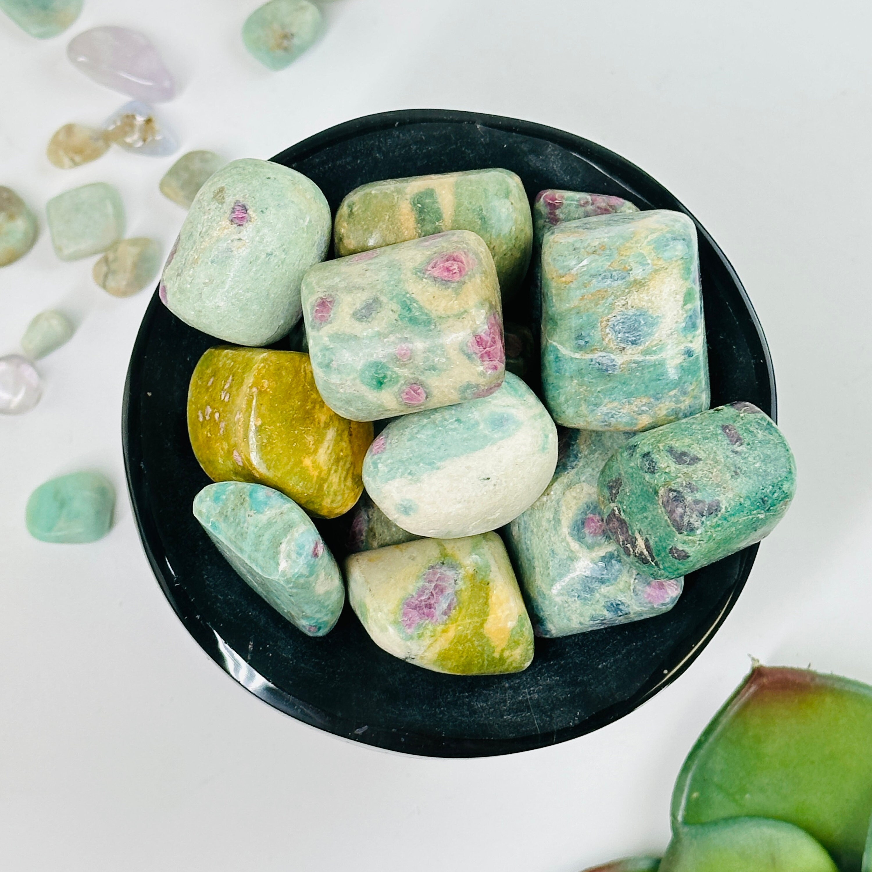 Ruby Fuchsite Tumbled Stone