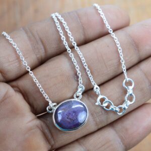 Handmade Ruby Star 925 Sterling Silver Necklace