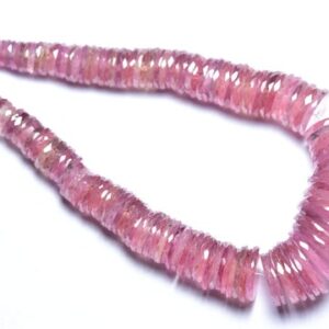 220 Cts Big Ruby Flat Tyre Beads - 8.5 inches - Most Beautiful Natural Faceted Ruby Wheel Beads - Size is 5.5 - 15 mm #2782 220 Cts Big Ruby Flat Tyre Beads - 8.5 inches - Most Beautiful Natural Faceted Ruby Wheel Beads - Size is 5.5 - 15 mm #2782