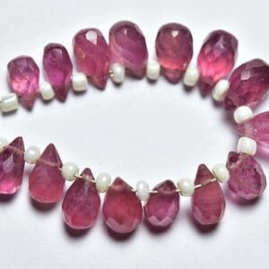 Beautiful Ruby Drops Bead - 15 Pcs - Most Beautiful Natural Faceted Ruby Teardrops Briolettes - Size is 4x6- 7x5 mm #44 Beautiful Ruby Drops Bead - 15 Pcs - Most Beautiful Natural Faceted Ruby Teardrops Briolettes - Size is 4x6- 7x5 mm #44