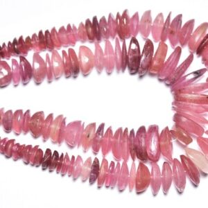 Beautiful Ruby Slice Beads -7 inches - Natural Smooth Centre Drilled Ruby Polished Slice Beads - Size is 4x5 - 7x12 mm #157 Beautiful Ruby Slice Beads -7 inches - Natural Smooth Centre Drilled Ruby Polished Slice Beads - Size is 4x5 - 7x12 mm #157