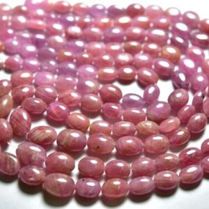 Ruby Oval Bead Strand -14 inches - Natural Beautiful Smooth Ruby Oval Briolettes - Very Finest Quality Natural Ruby - Size is 5.5-9mm #1190 Ruby Oval Bead Strand -14 inches - Natural Beautiful Smooth Ruby Oval Briolettes - Very Finest Quality Natural Ruby - Size is 5.5-9mm #1190