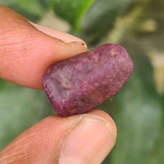 Natural Ruby Tower: Raw Corundum Crystal Healing Specimen, 22 Ct