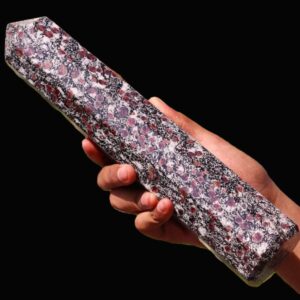 Pink Ruby in Matrix Obelisk: Healing Crystal Tower, Home Decor (290MM) Pink Ruby in Matrix Obelisk: Healing Crystal Tower, Home Decor (290MM)