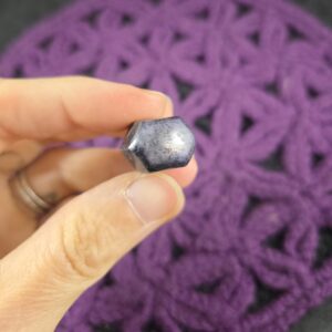 Star Ruby Polished Wand Crystal Stones Small Crystals Natural Corundum Silver Shimmer
