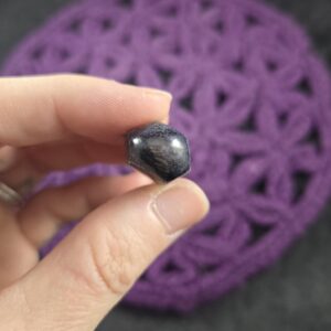 Star Ruby Polished Wand Crystal Stones Small Crystals Natural Corundum Silver Shimmer