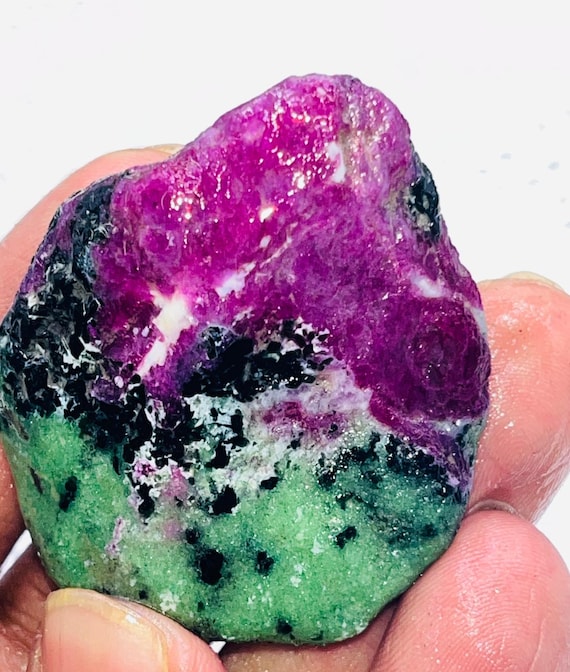 100%natural Ruby Zosite African Rough Rough Stone Genuine Zosite Ruby Raw Rough Caret 215 Gemstone Dark Red Coler Ruby Zosite Size Very Rare