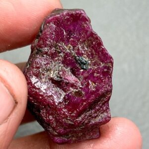 88.5 Carat Raw Ruby Crystal: Natural Rough Ruby Gemstone