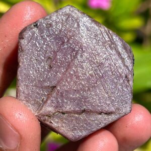 RUBY Raw Crystal - Sacred Geometry, Hexagon Ruby, Raw Ruby, Record Keeper, Crystal Huge Size Triangle Formation Specimen 443.55 Carat.