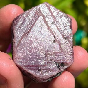 RUBY Raw Crystal - Sacred Geometry, Hexagon Ruby, Raw Ruby, Record Keeper, Crystal Huge Size Triangle Formation Specimen 313.55 Carat.