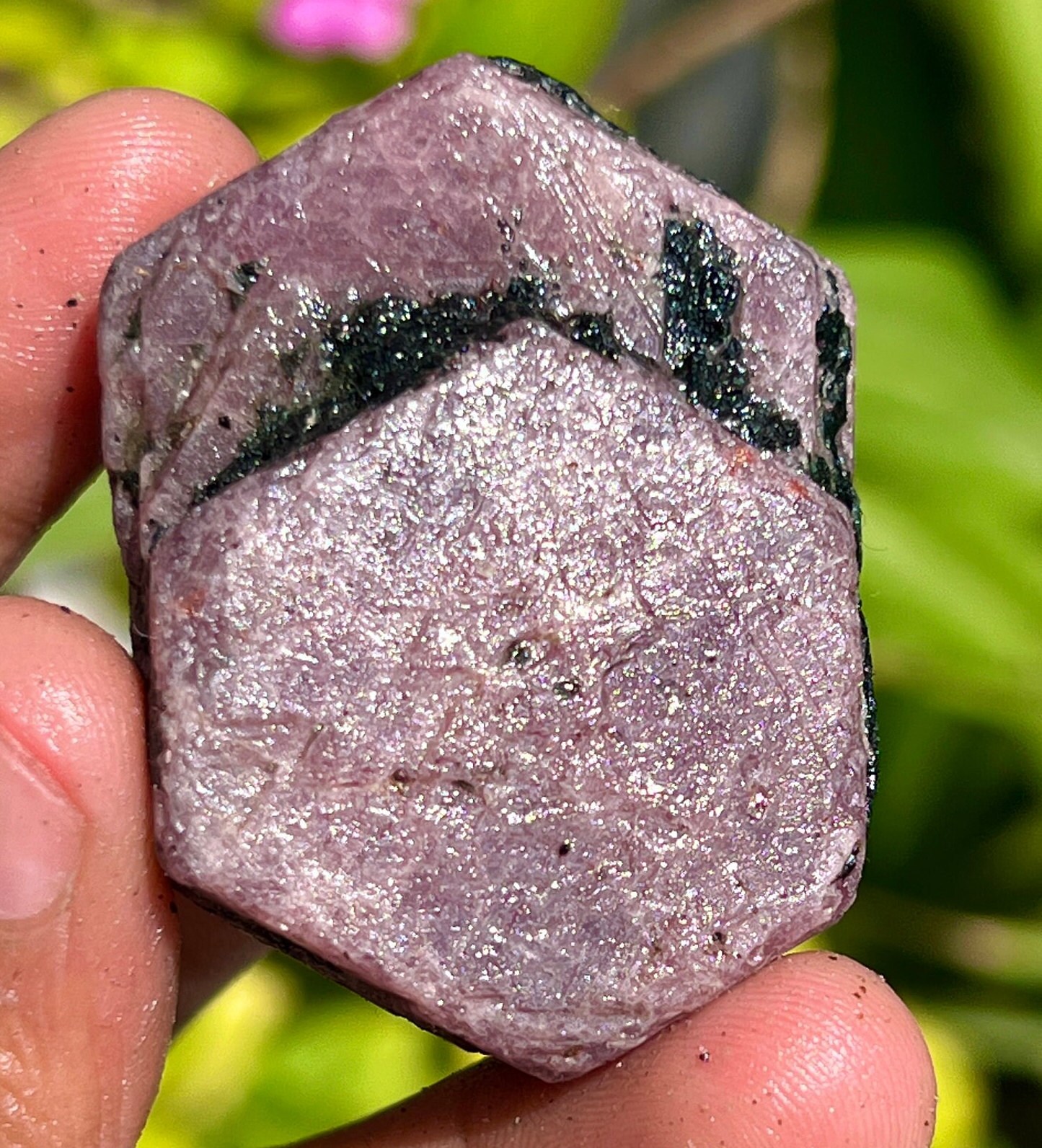 Raw Ruby Crystal: Sacred Geometry Record Keeper, 398.35 Carat