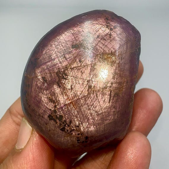 Natura Ruby Star Mineral Corundum Raw | Marvellous Matrix Specimen | Healing Crystal Polished Gemstone Karnataka Ruby