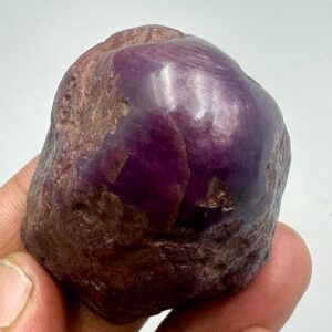 Natural Purplish Ruby Corundum Raw | Crystal Specimen  |Healing Rough Polished Karnataka Mines
