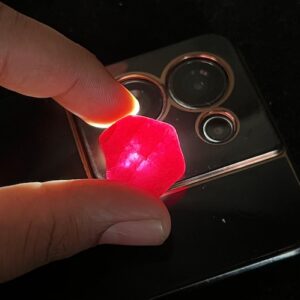 Natural Ruby Rough Stone | Transparent Raw Specimen 34.1CT 25x22x5mm