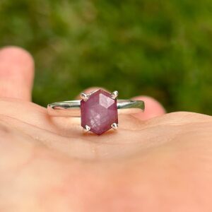 Ruby, Sterling Silver, Ring Ruby, Sterling Silver, Ring