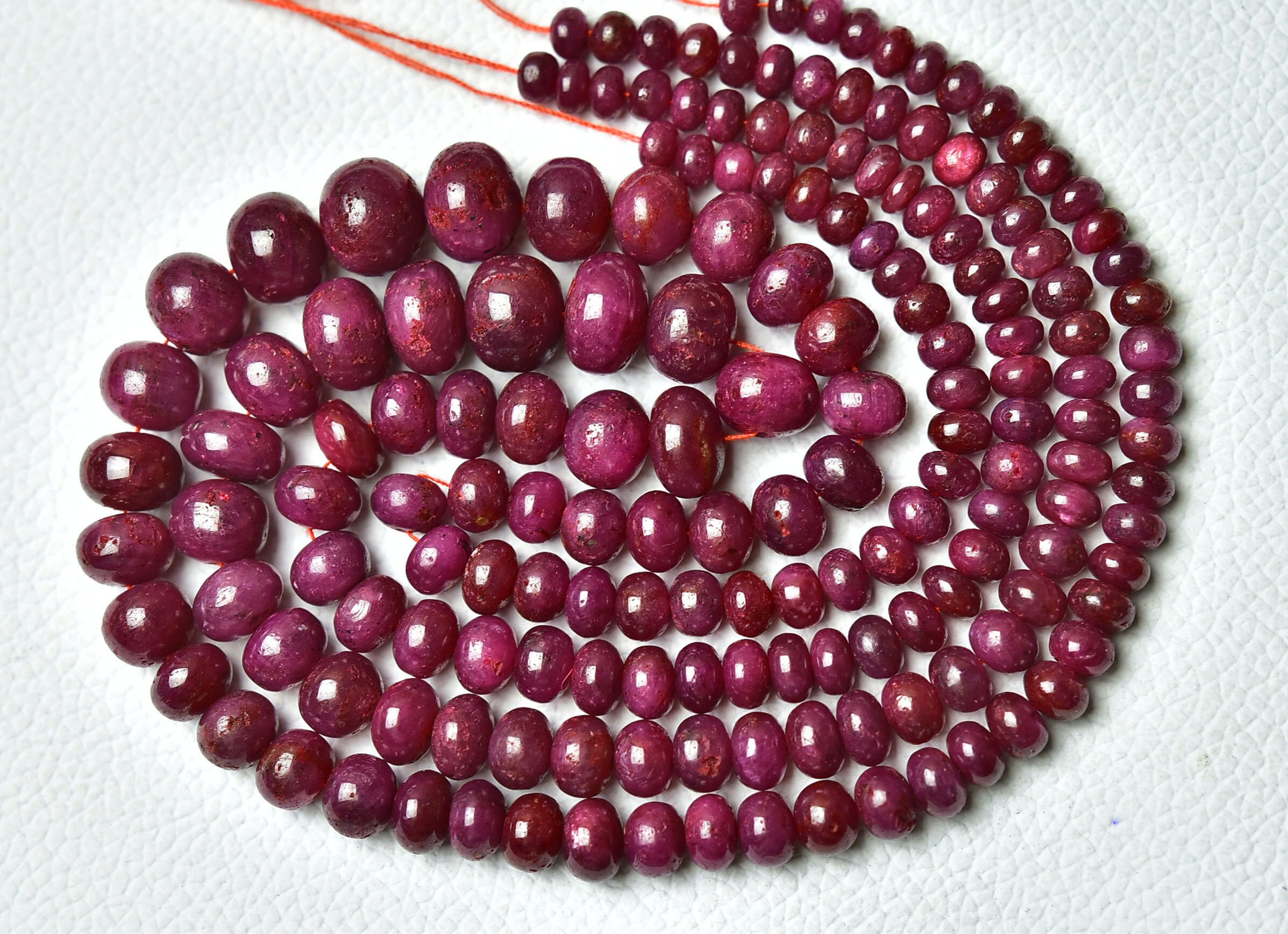 8 Inches Strand Natural Ruby Beads Rondelle 5mm To 10mm Smooth Rondelle Gemstone Beads Ruby Beads Roundelle Jewelry Making Beads No6523 8 Inches Strand Natural Ruby Beads Rondelle 5mm To 10mm Smooth Rondelle Gemstone Beads Ruby Beads Roundelle Jewelry Making Beads No6523