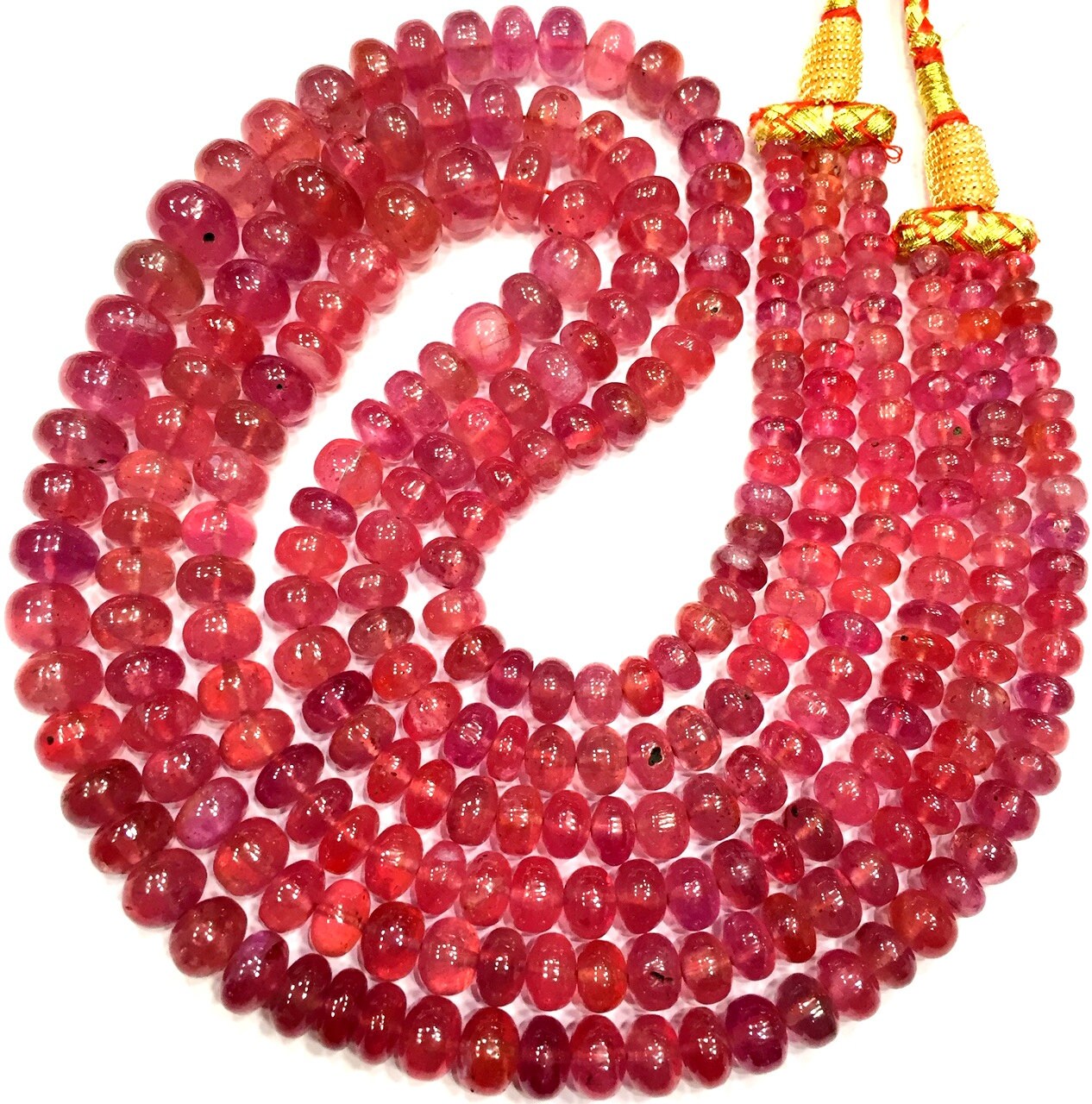 Aaa+ Quality~~natural Ruby Smooth Rondelle Beads Real Ruby Gemstone Beads Stunning Ruby Strand Unheated Ruby Jewelry Making Beads 1 Strand. Aaa+ Quality~~natural Ruby Smooth Rondelle Beads Real Ruby Gemstone Beads Stunning Ruby Strand Unheated Ruby Jewelry Making Beads 1 Strand.