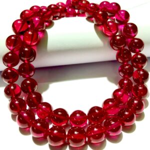 Extremely Gorgeous~AAAA+ Blood Red Ruby Smooth Round Beads Red Ruby Smooth Beads Ruby Ball Shape Beads Smooth Polished Ruby Gemstone Jewelry Extremely Gorgeous~AAAA+ Blood Red Ruby Smooth Round Beads Red Ruby Smooth Beads Ruby Ball Shape Beads Smooth Polished Ruby Gemstone Jewelry