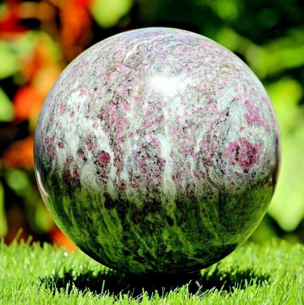 Aaa+ Large 170mm Ruby In Matrix Sphere: Reiki Healing Stone