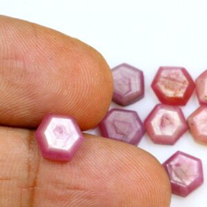 Faceted Ruby Gemstone: 7x2 to 7x3 MM, Fancy Shape Loose Stone