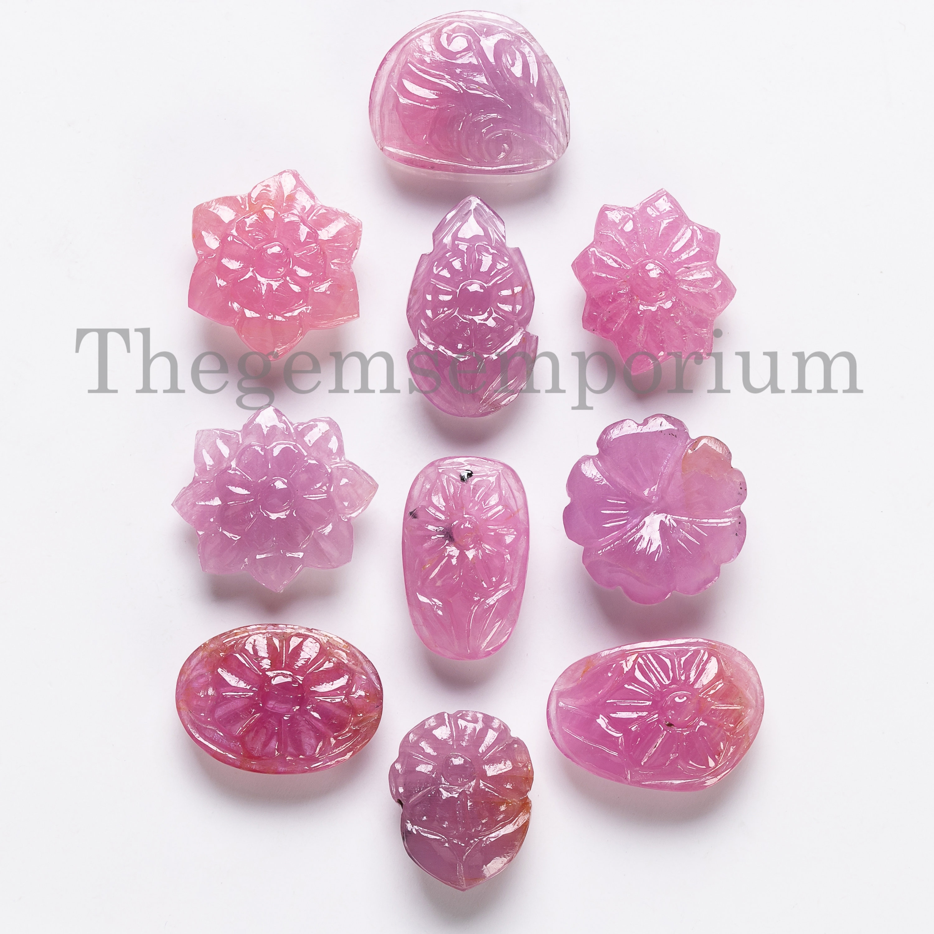 Rare! 10pcs Lot Ruby Flower Carving Loose Stones, Handmade Flower Carving Gemstone,mix Shape Lot Loose For Jewelry Making,wholesale Supplier Rare! 10pcs Lot Ruby Flower Carving Loose Stones, Handmade Flower Carving Gemstone,mix Shape Lot Loose For Jewelry Making,wholesale Supplier