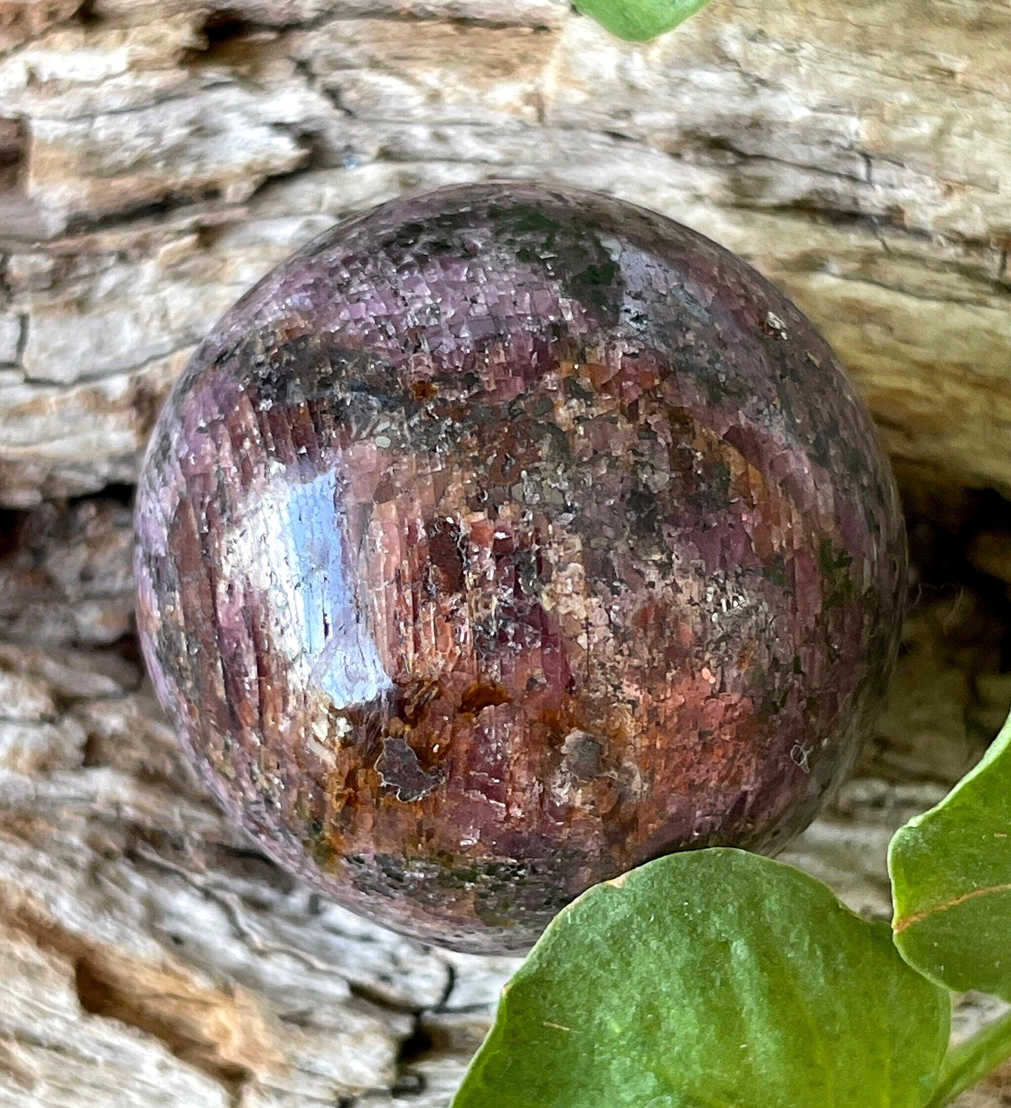 Ruby Sphere From India,