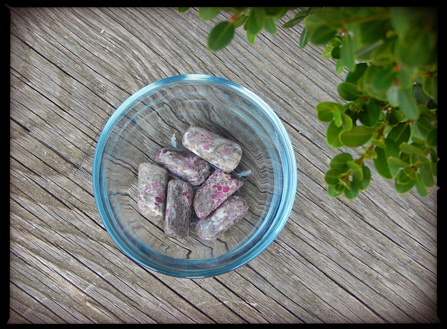 Tumbled Ruby In Feldspar