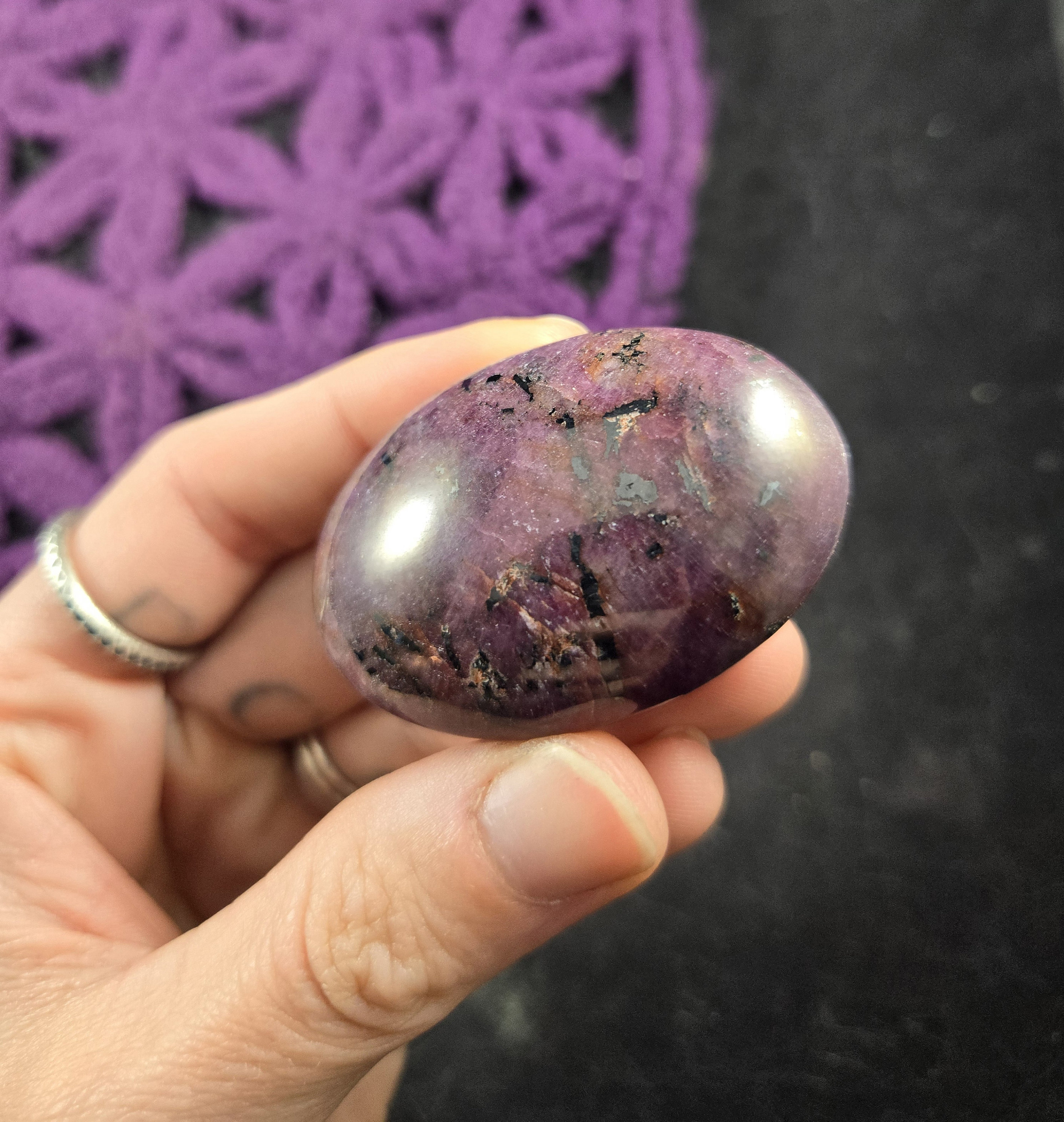 Ruby Palmstone Polished Crystals Large Stones Gallet Crystal Natural Love July Birthstone Gift Tumbled Ruby Palmstone Polished Crystals Large Stones Gallet Crystal Natural Love July Birthstone Gift Tumbled