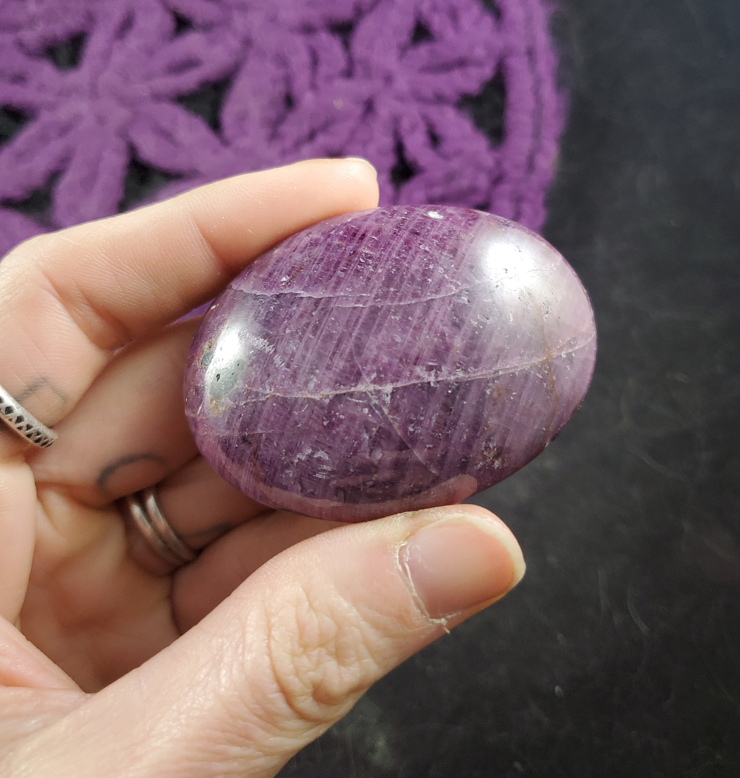 Ruby Palmstone Polished Crystals Large Palm Stones Gallet Crystal Natural Love July Birthstone Gift Tumbled Ruby Palmstone Polished Crystals Large Palm Stones Gallet Crystal Natural Love July Birthstone Gift Tumbled