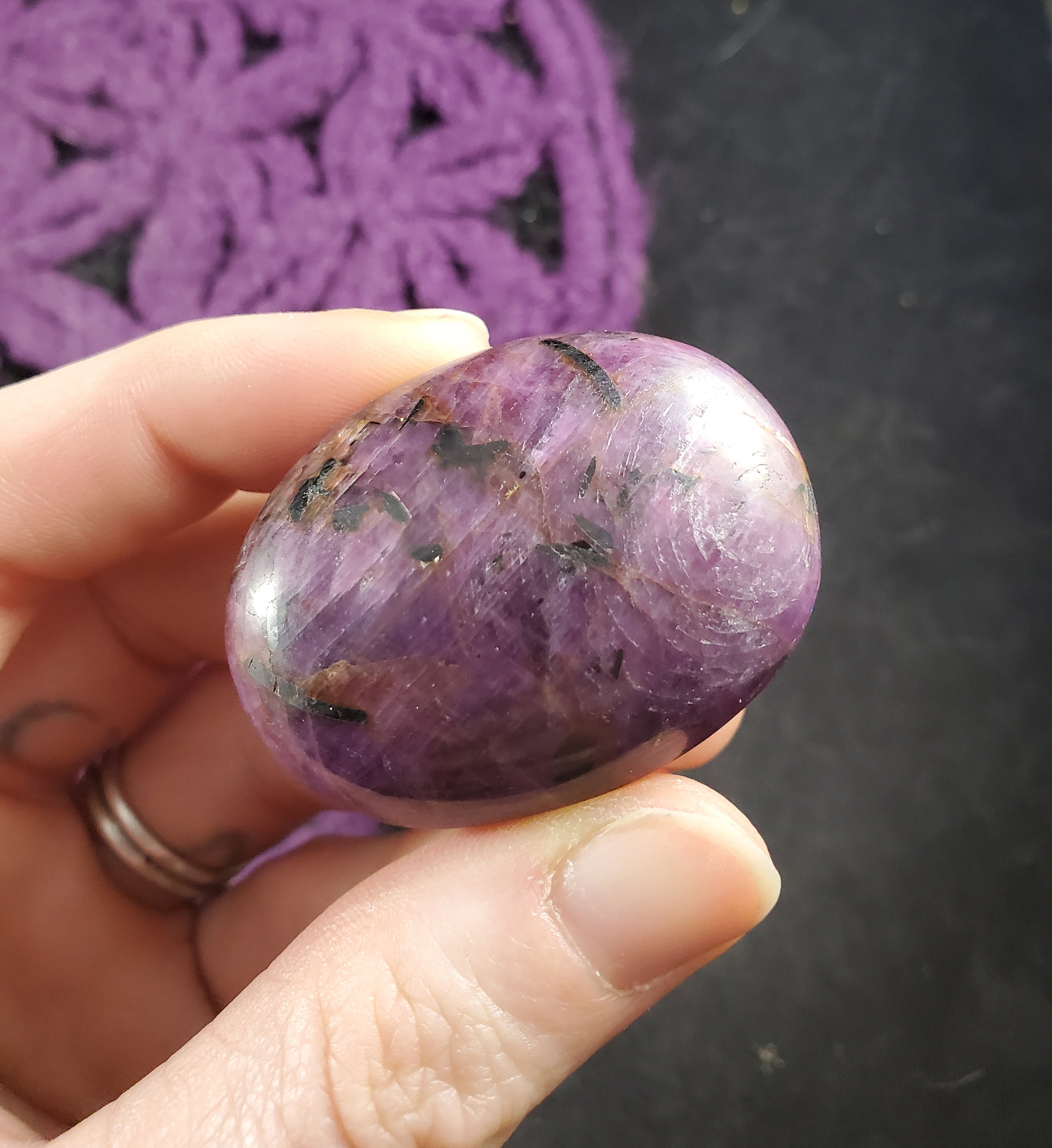 Ruby Pocket Stone Polished Crystals Small Palm Stones Gallet Crystal Natural Love July Birthstone Gift Tumbled Ruby Pocket Stone Polished Crystals Small Palm Stones Gallet Crystal Natural Love July Birthstone Gift Tumbled