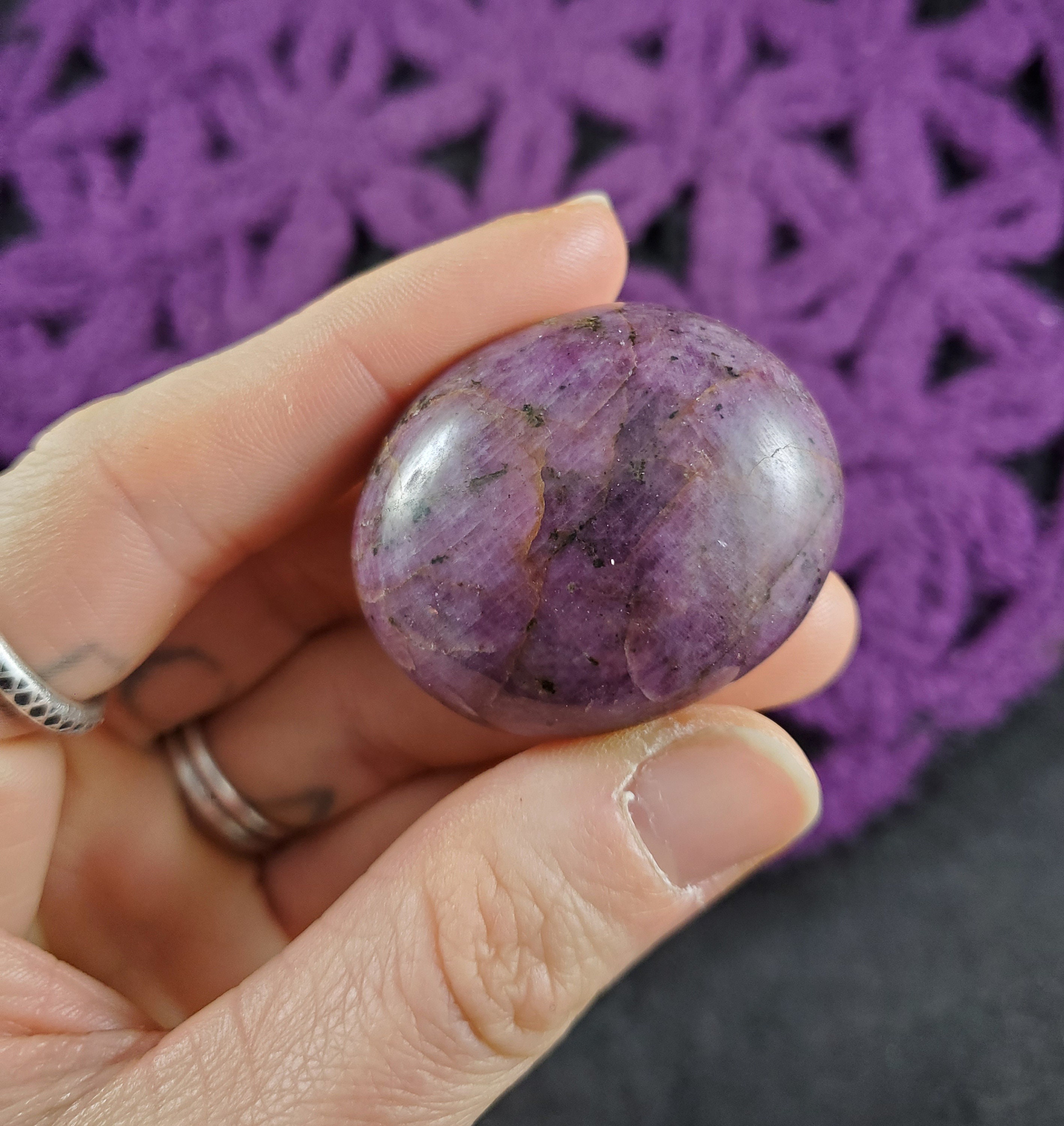 Ruby Pocket Stone Polished Crystals Small Palm Stones Gallet Crystal Natural Love July Birthstone Gift Tumbled Ruby Pocket Stone Polished Crystals Small Palm Stones Gallet Crystal Natural Love July Birthstone Gift Tumbled
