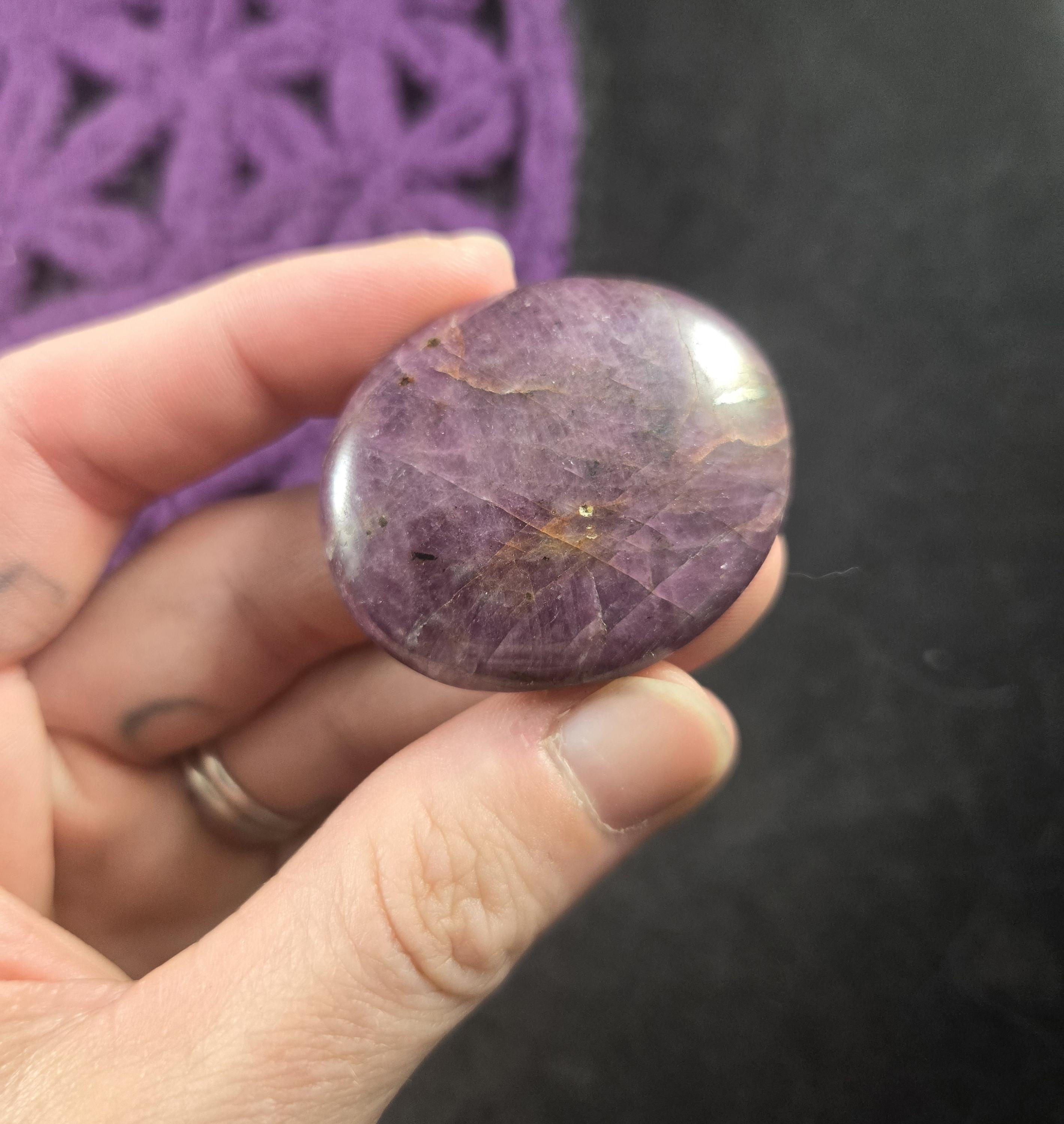 Ruby Pocket Stone Polished Crystals Small Stones Gallet Crystal Natural Love July Birthstone Gift Tumbled