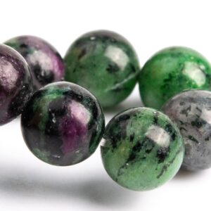 8mm Ruby Zoisite Beads Bracelet Grade Aaa Genuine Natural Round Gemstone 7.5" Bulk Lot Options (106666h-2018)