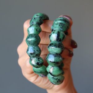 Ruby Zoisite Bracelet Arm Candy Love Attraction Crystal Ruby Zoisite Bracelet Arm Candy Love Attraction Crystal