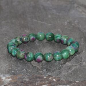Ruby Zoisite Bracelet Handmade 8mm Beaded Gemstone Bracelet Anyolite Grade Aaa Pink Ruby In Green Zoisite Bracelet Stack Bracelet Unisex Ruby Zoisite Bracelet Handmade 8mm Beaded Gemstone Bracelet Anyolite Grade Aaa Pink Ruby In Green Zoisite Bracelet Stack Bracelet Unisex