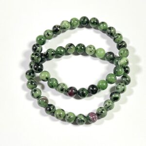 Women Bracelets Gift Green Beads Bracelets Ruby Zoisite Bracelet Energy Stone Bracelets 6mm 8mm 10mm 8'' Women Bracelets Gift Green Beads Bracelets Ruby Zoisite Bracelet Energy Stone Bracelets 6mm 8mm 10mm 8''