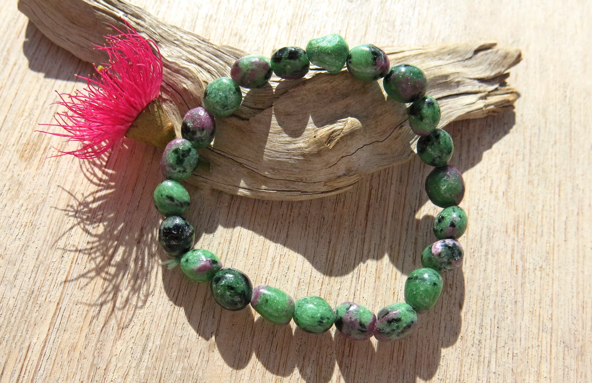Ruby Zoisite Bracelet Ruby Zoisite Bracelet
