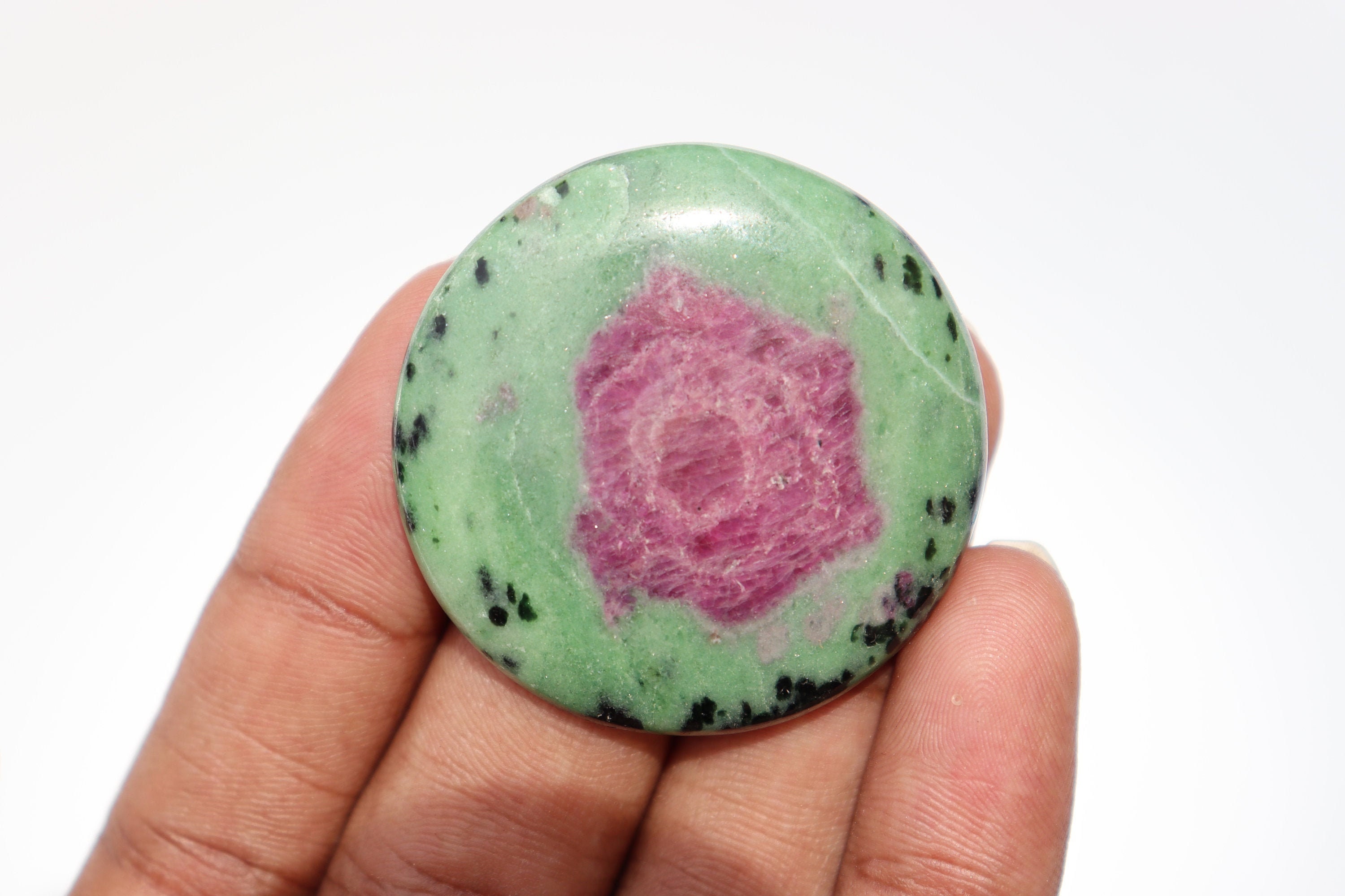 A+ Ruby Zoisite Cabochon | Worry Stone| Loose Gemstone | Crystal | Ruby Zoisite | Cabochon | Healing Stone | Gemstone | Pocket Stone| A+ Ruby Zoisite Cabochon | Worry Stone| Loose Gemstone | Crystal | Ruby Zoisite | Cabochon | Healing Stone | Gemstone | Pocket Stone|