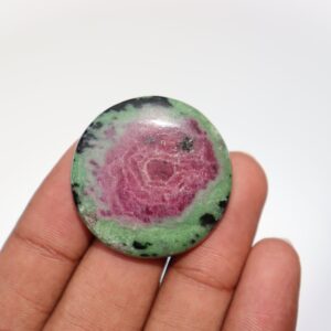 A+ Ruby Zoisite Cabochon | Worry Stone| Loose Gemstone | Crystal | Ruby Zoisite | Cabochon | Healing Stone | Gemstone | Pocket Stone|
