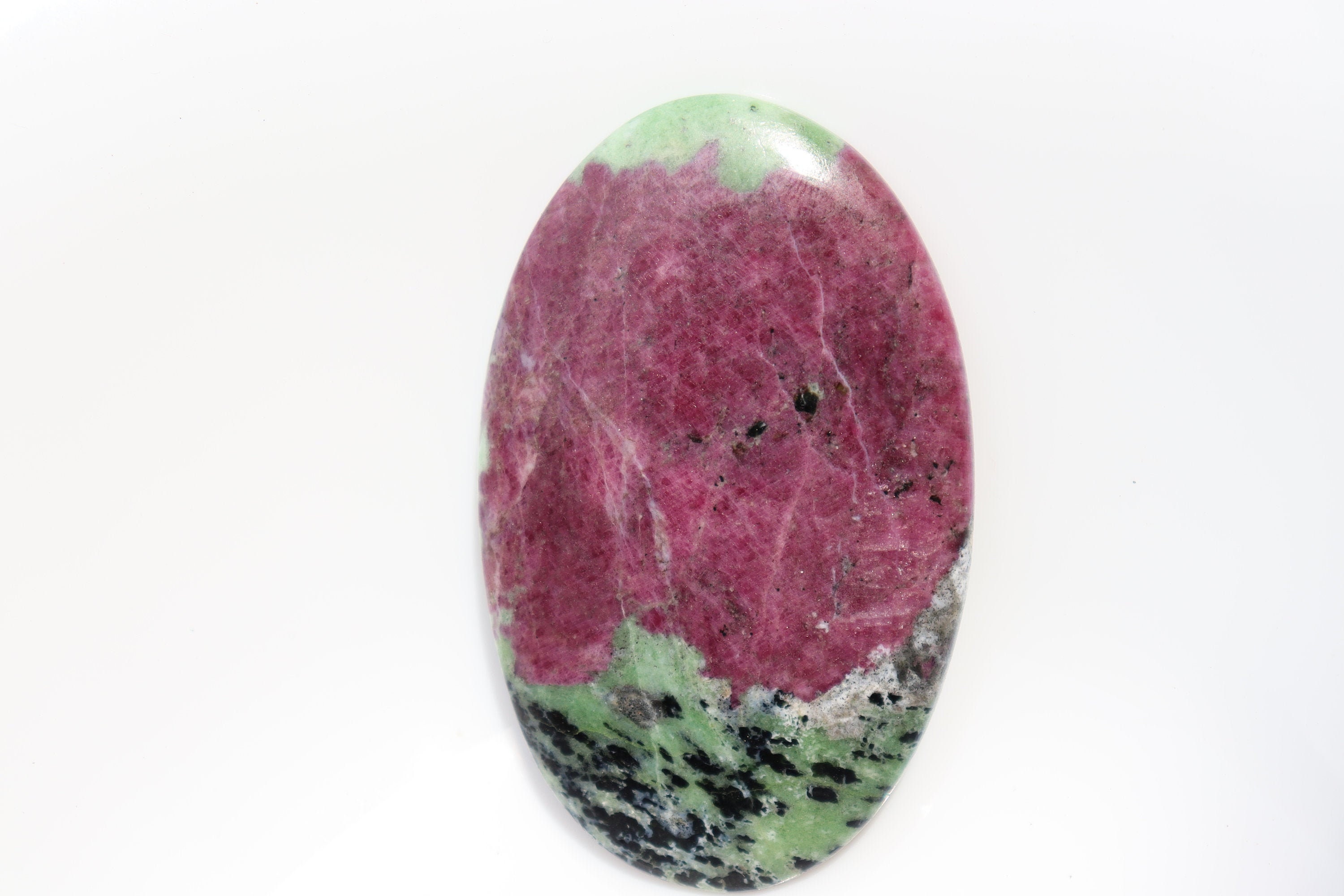 A+ Ruby Zoisite Cabochon | Worry Stone| Loose Gemstone | Crystal | Ruby Zoisite | Cabochon | Healing Stone | Gemstone | Pocket Stone|