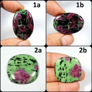 Massive~ Green Red Ruby Zoisite. Ruby Zoisite Cabochon. Natural Ruby Zoisite Gemstone. Mix Shape Ruby Zoisite Losse. Variation Massive~ Green Red Ruby Zoisite. Ruby Zoisite Cabochon. Natural Ruby Zoisite Gemstone. Mix Shape Ruby Zoisite Losse. Variation